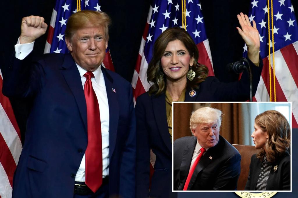 Noem says she would âabsolutelyâ consider joining Trump 2024 ticket: âIn a heartbeatâÂ 